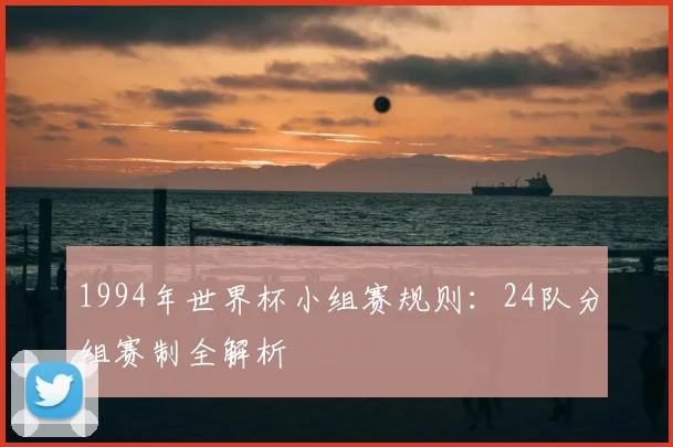 1994年世界杯小组赛规则：24队分组赛制全解析